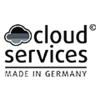 logo of cloud services in grey