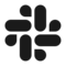 logo of Slack in grey